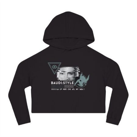 Baudi Style - Women’s Cropped Hooded Sweatshirt