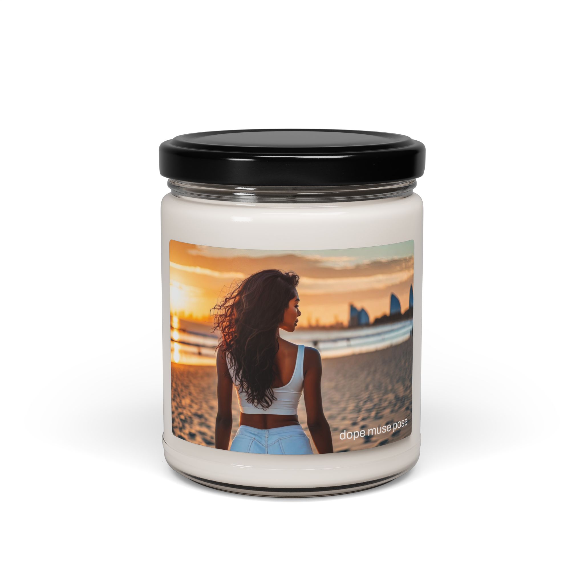 Dope Muse Pose™ Summer Sands Scented Soy Candle, 9oz - Image 17