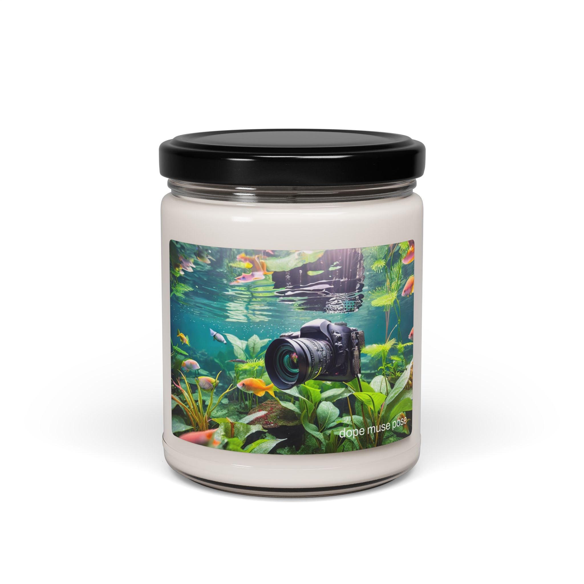 Dope Muse Pose™ Tropical Submerge Scented Soy Candle, 9oz - Image 5