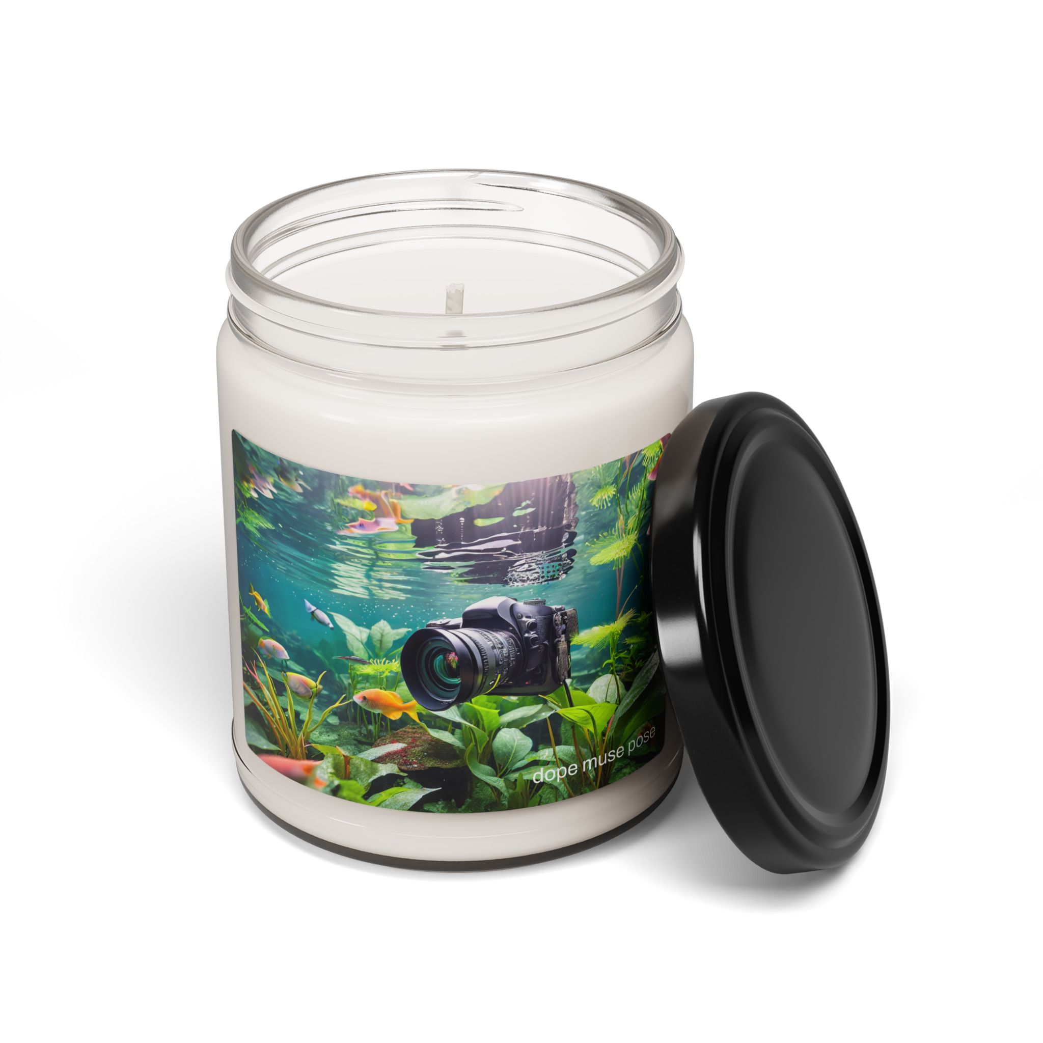 Dope Muse Pose™ Tropical Submerge Scented Soy Candle, 9oz - Image 6