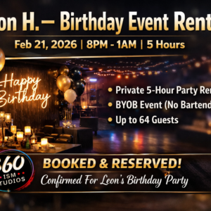 Leon H. — Birthday Event Booking (5 Hours)