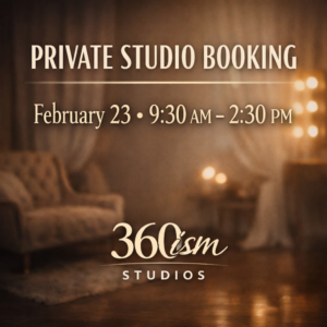Private Studio Rental – Kristina Daugherty – Feb 23 (9:30 AM–2:30 PM)