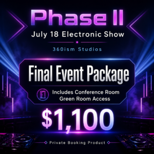 Phase II July 18 Electronic Show – Final Event Package