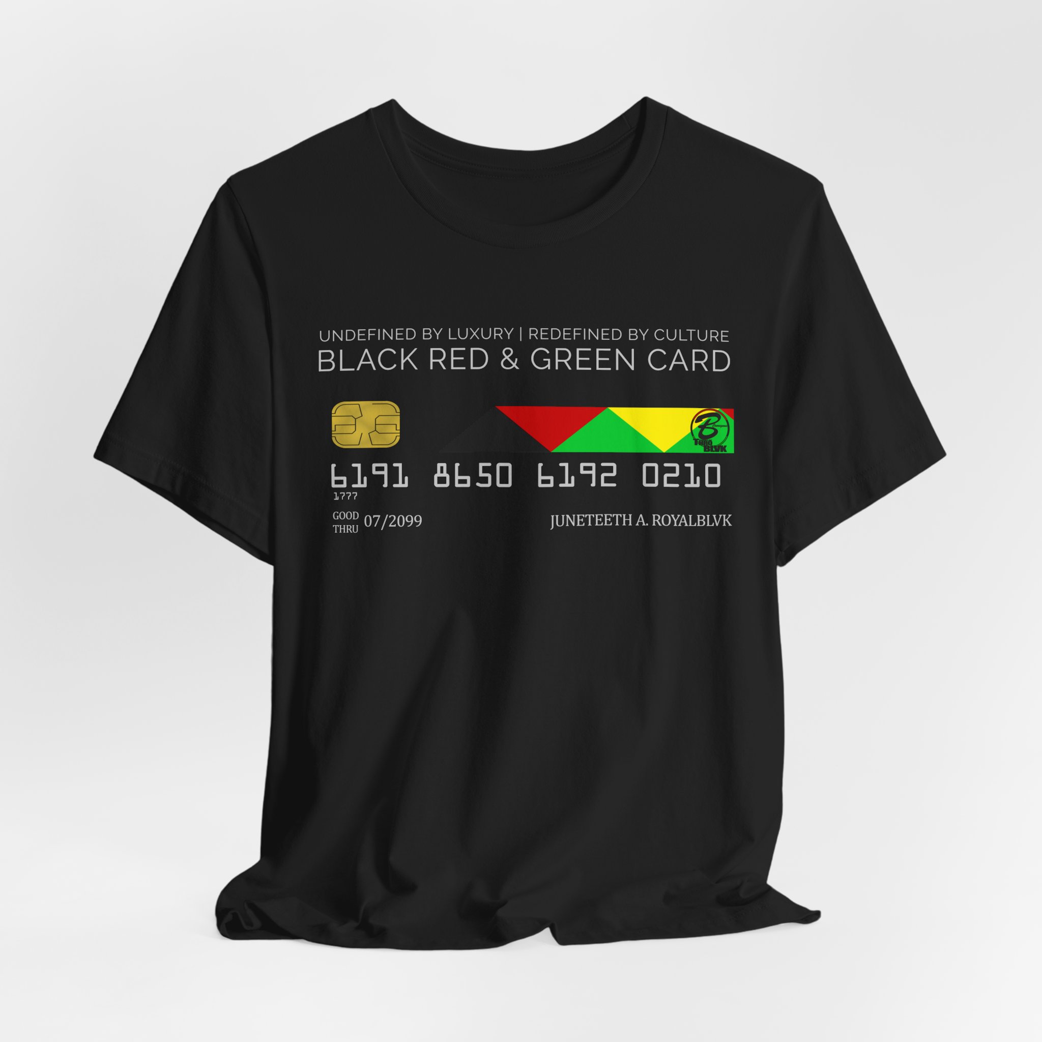THROBLVK - Juneteenth Royal BLVK Tee - Image 4