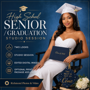 High School Senior / Graduation Studio Session — July 15